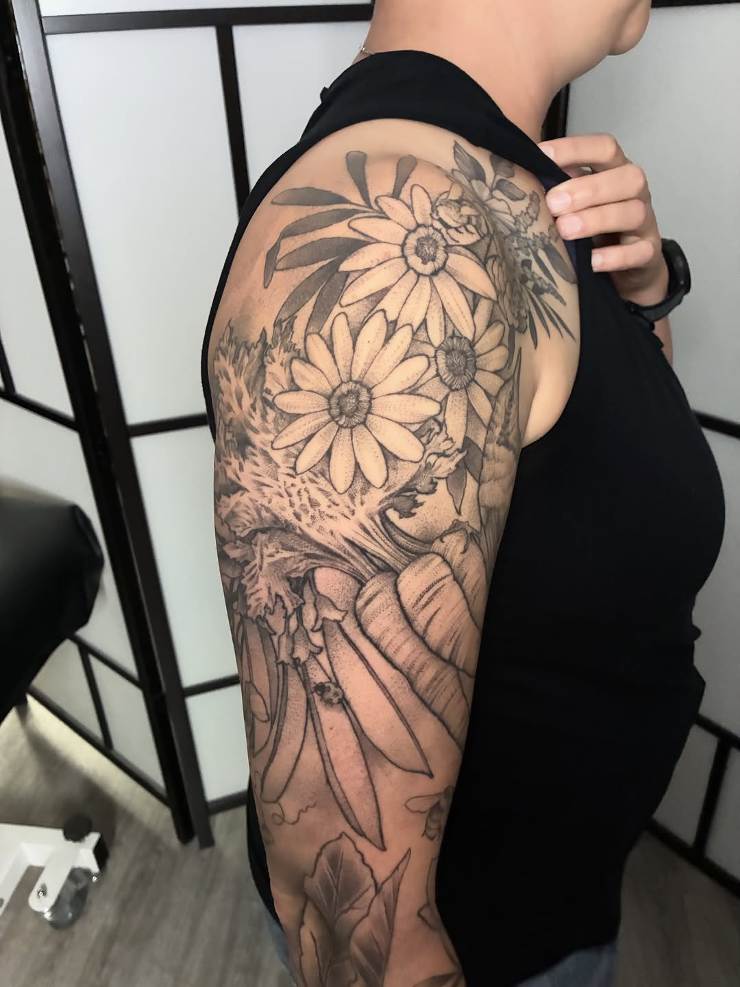 Tattoo by @cameron.morris.tattoo — realism, dotwork