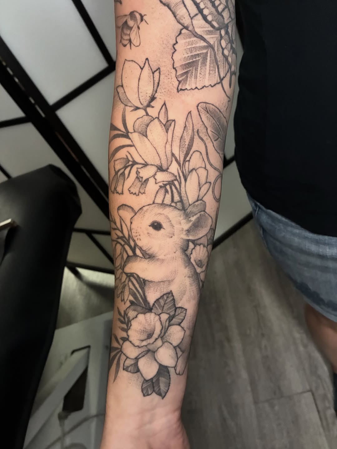 Tattoo by @cameron.morris.tattoo — realism, black_and_grey