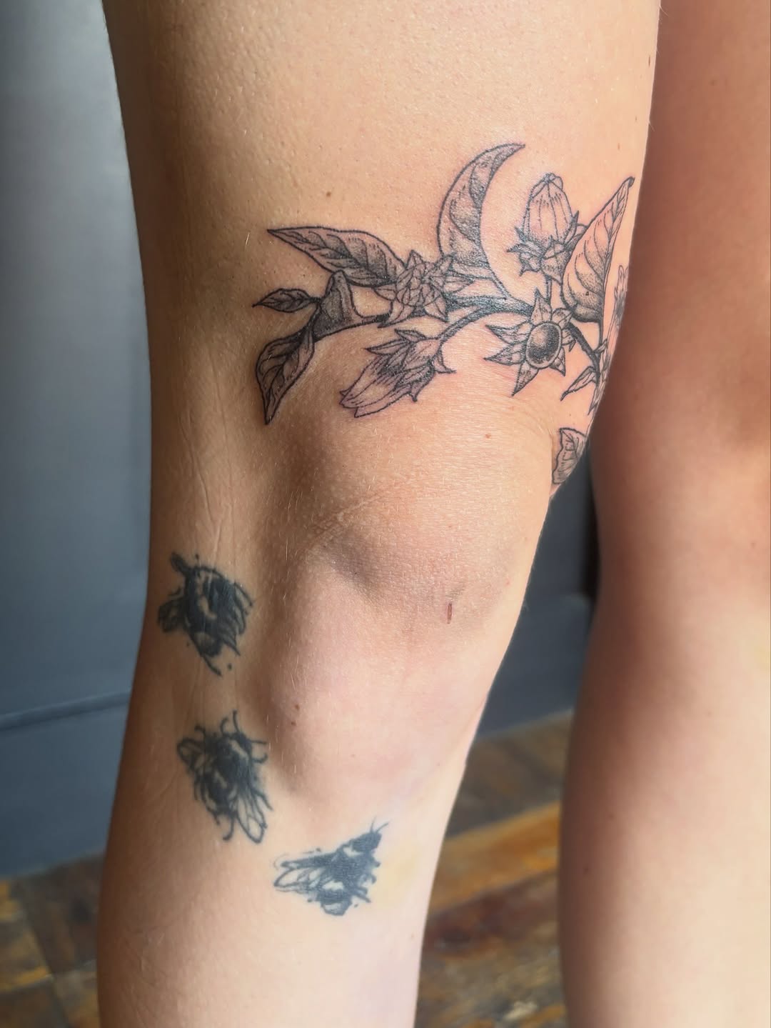 Tattoo by @jolley.ink — illustrative, black_and_grey