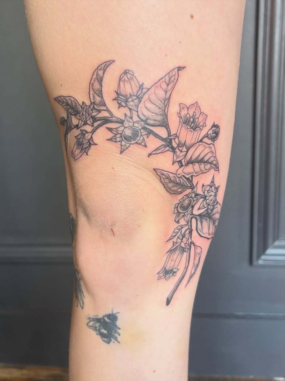 Tattoo by @jolley.ink — illustrative, black_and_grey