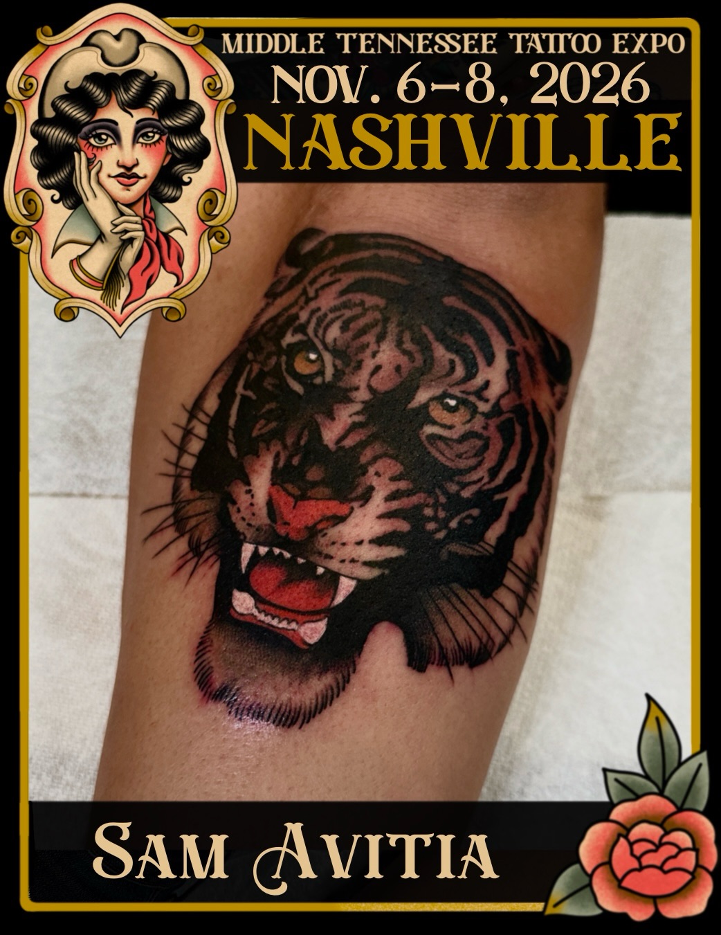 Tattoo by @samavitia — american_traditional, realism