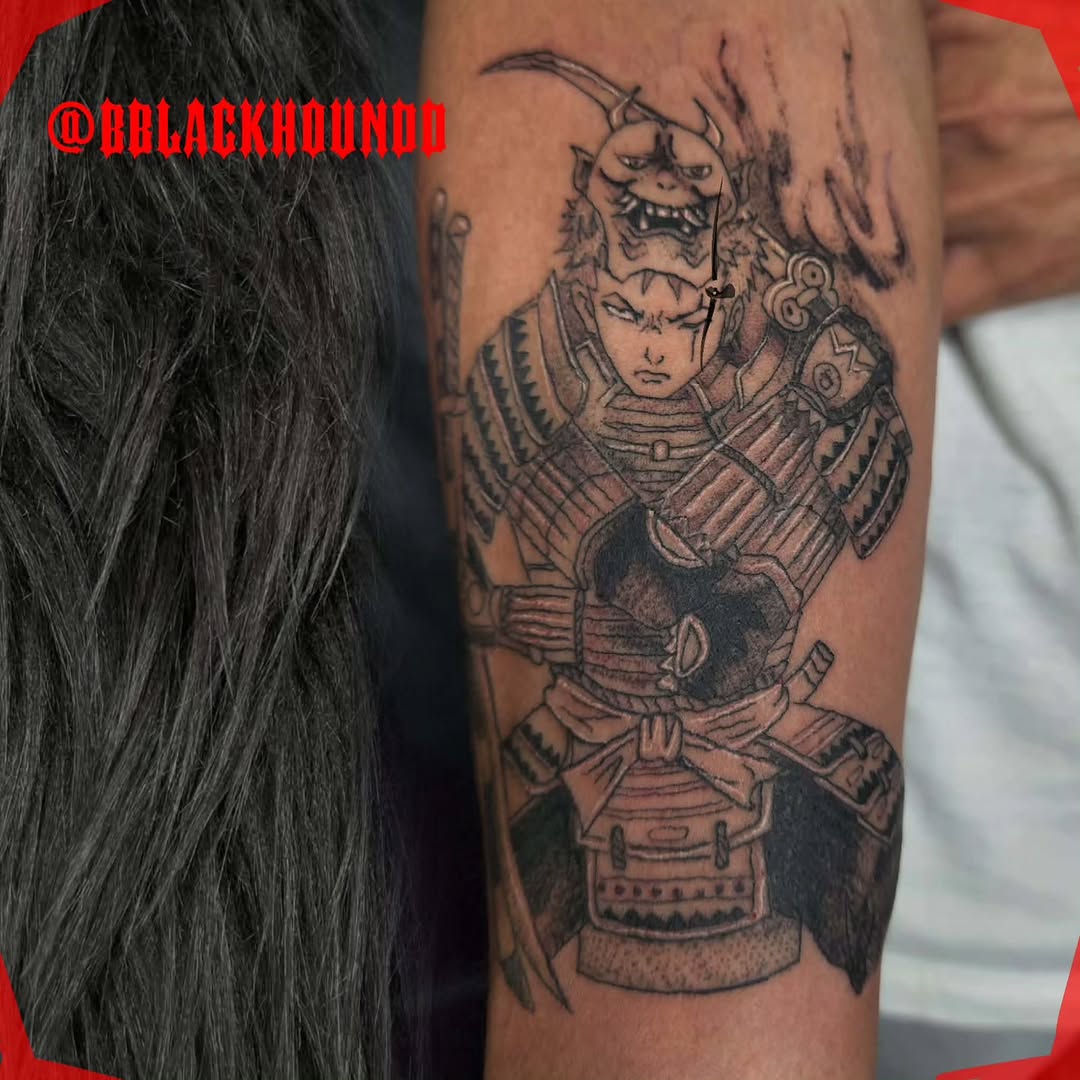Tattoo by @bblackhoundd โ japanese_irezumi, illustrative