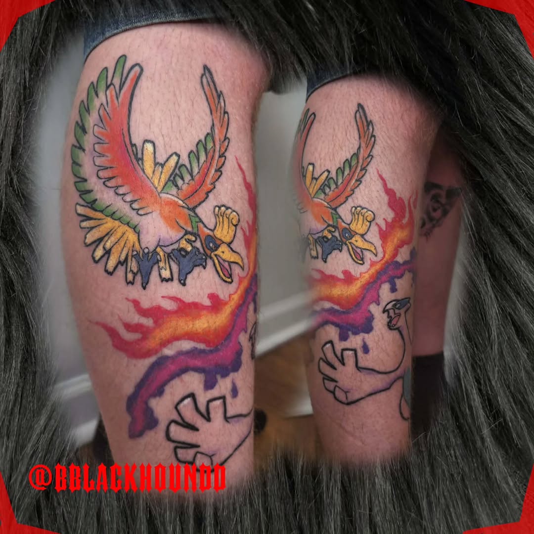 Tattoo by @bblackhoundd โ illustrative, anime