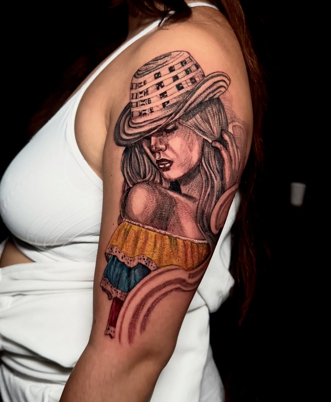Tattoo by @tainotattoos โ realism, black_and_grey