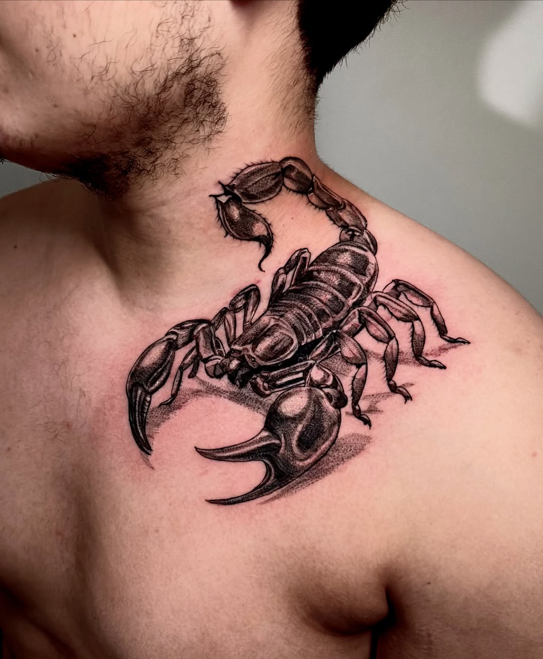Tattoo by @tainotattoos โ realism, black_and_grey