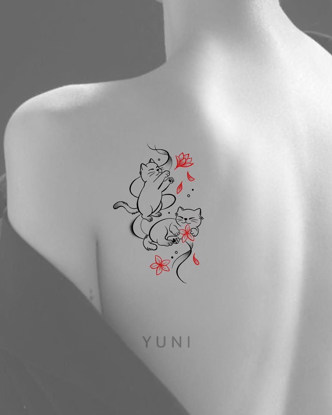 Tattoo by @yuni_tattooer β fine_line, minimalist