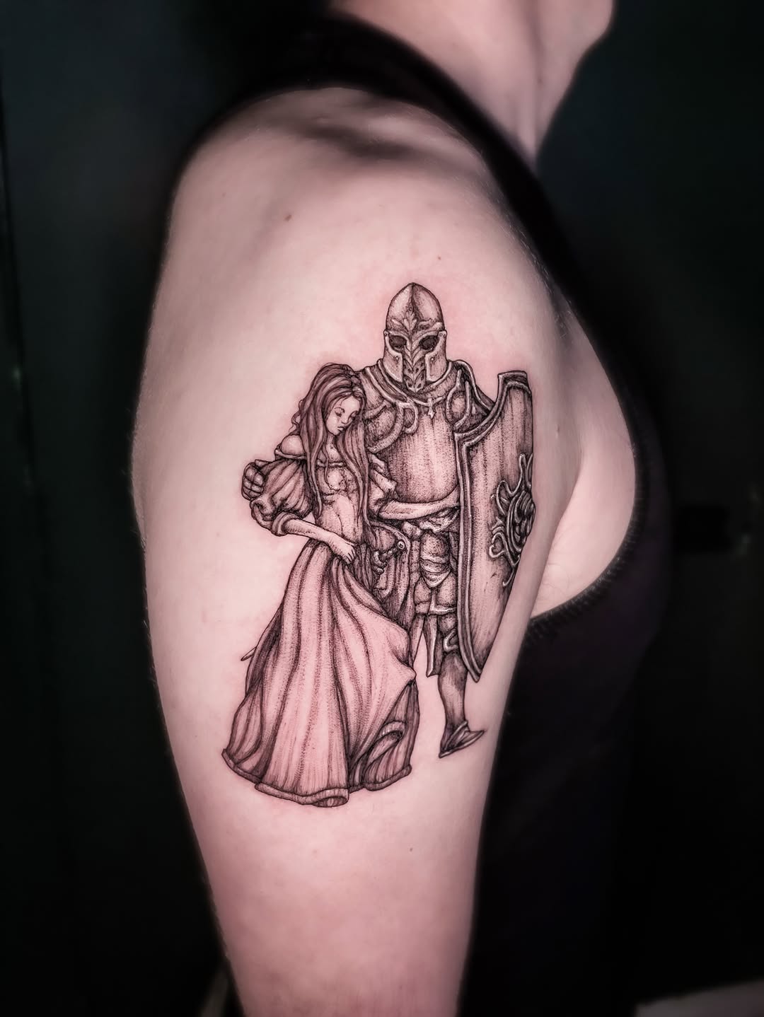 Tattoo by @dyingdelicately β black_and_grey, illustrative