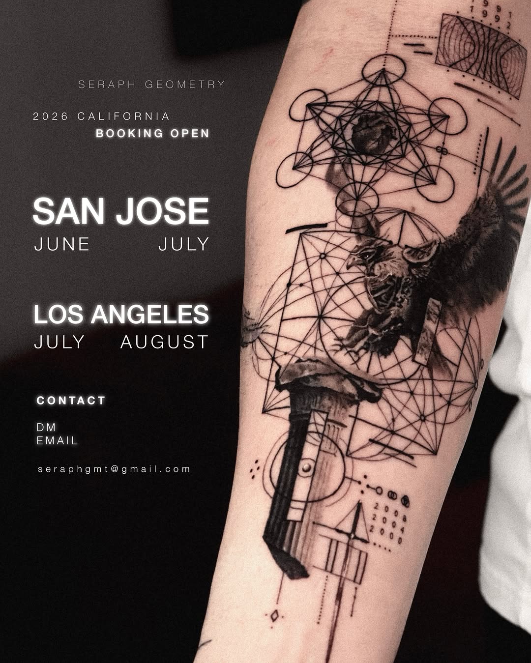 Tattoo by @seraph_gmt — geometric, blackwork