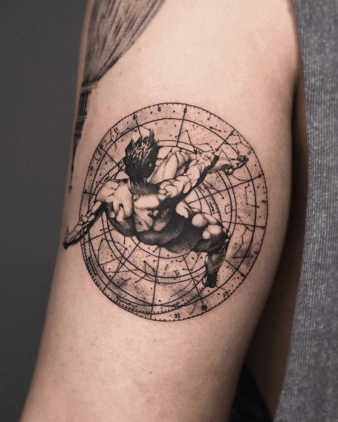 Tattoo by @seraph_gmt — realism, black_and_grey