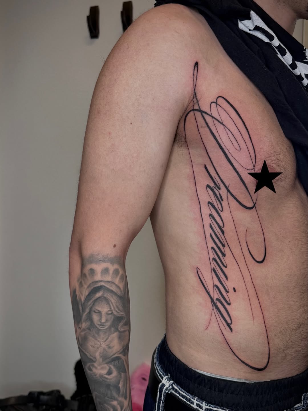 Tattoo by @zorniitsa — lettering_script