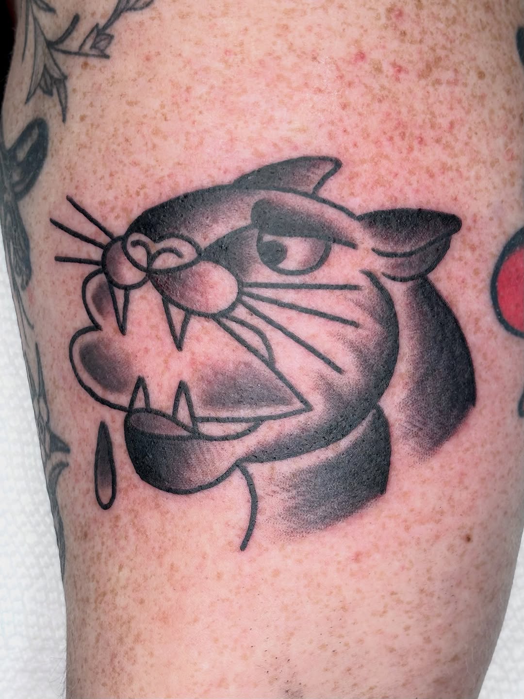Tattoo by @butcher_boy_tattoos — american_traditional, black_and_grey