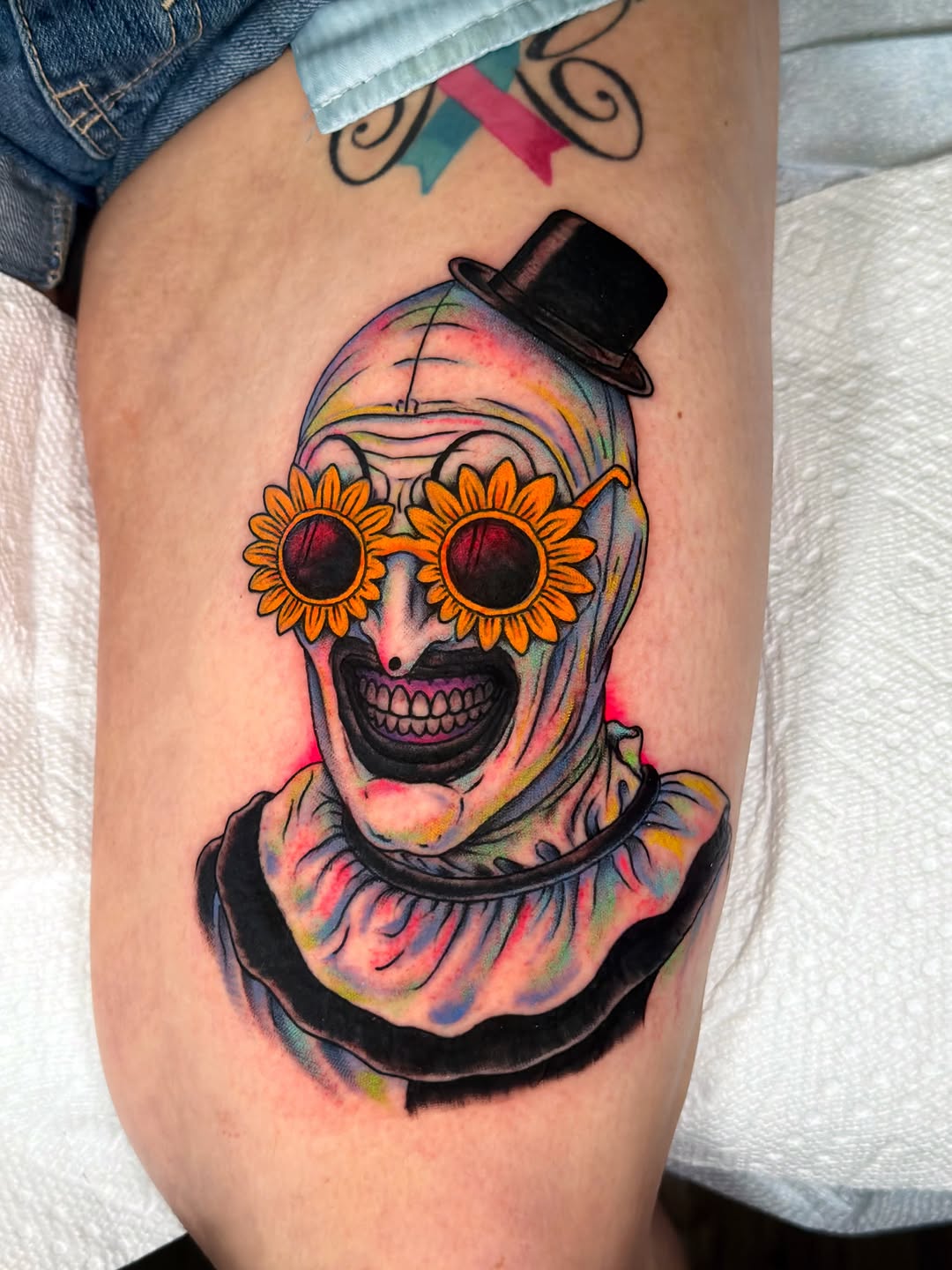 Tattoo by @randyconnertattoo — realism, trash_polka