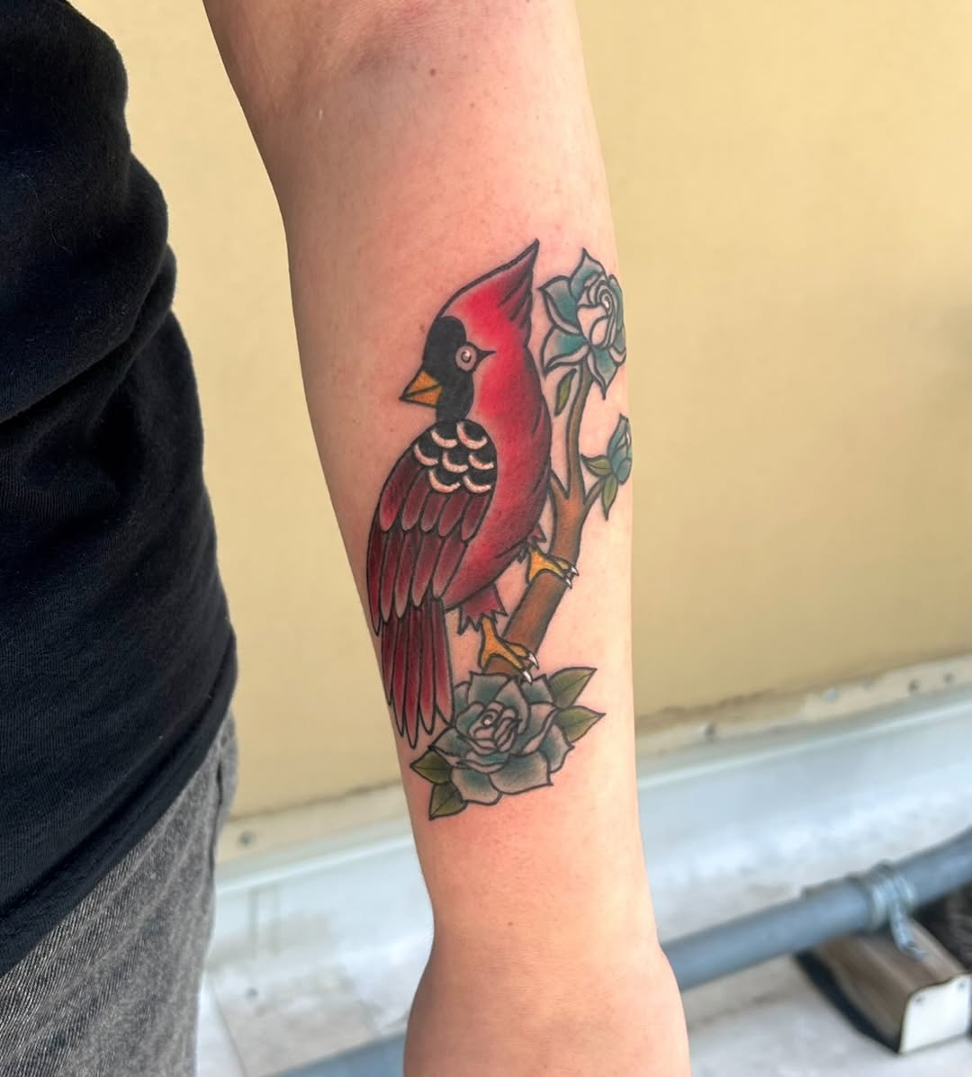 Tattoo by @bluecattats — american_traditional, illustrative
