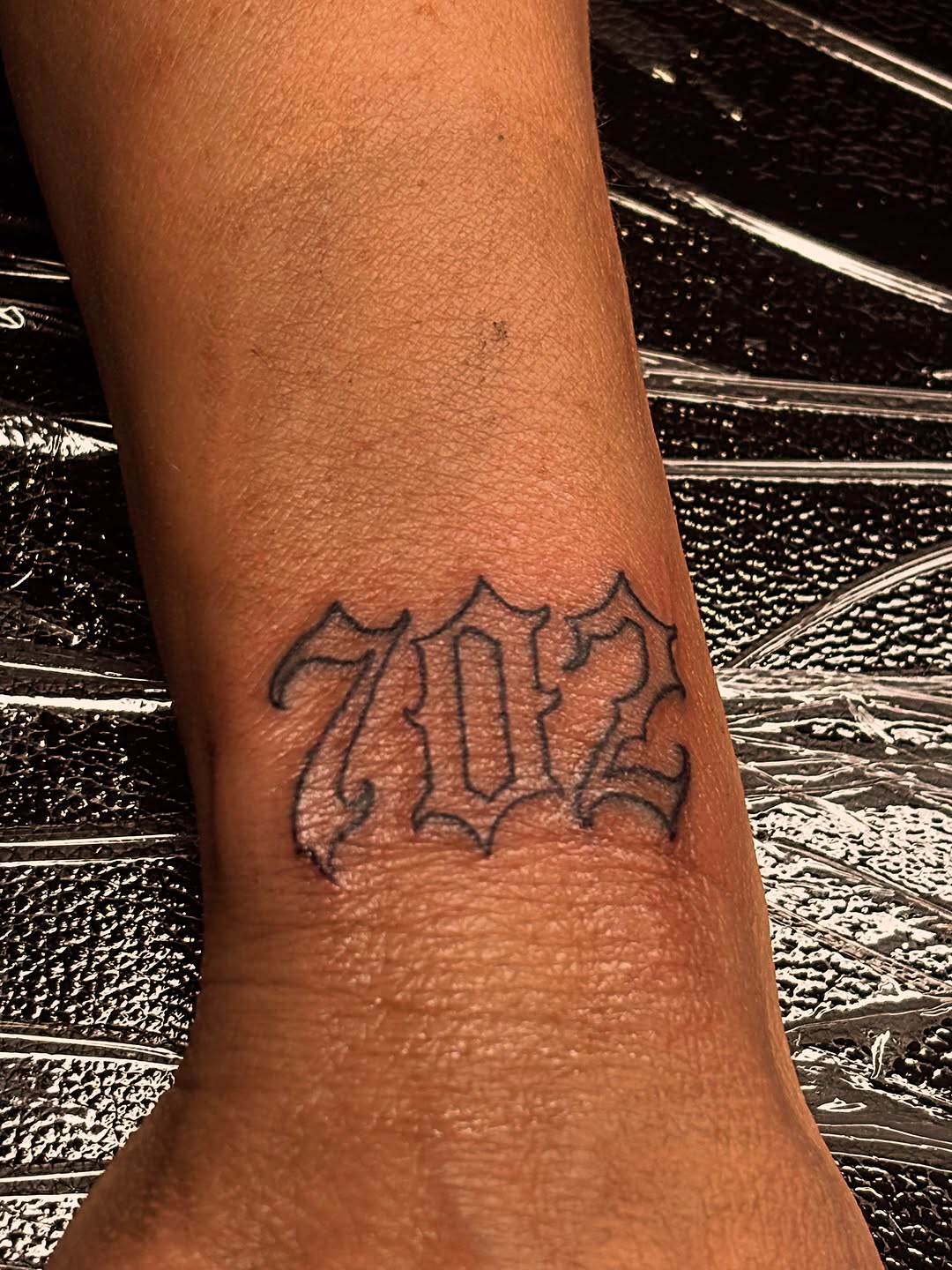 Tattoo by @bendecidotatz โ lettering_script