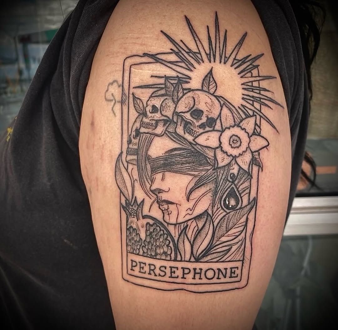 Tattoo by @kylehtattoo — black_and_grey, illustrative