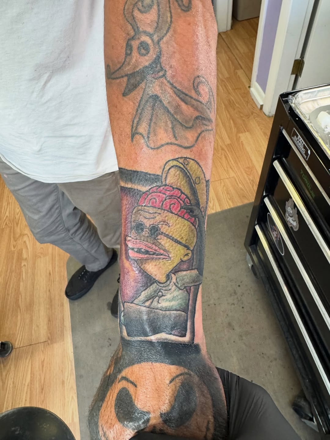 Tattoo by @5sonink — illustrative, anime
