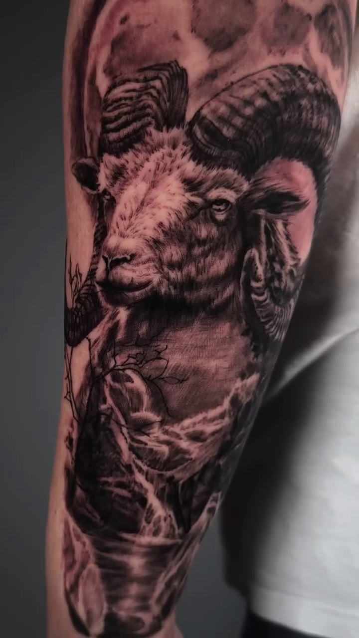 Tattoo by @gageturner.tattoo — realism, black_and_grey