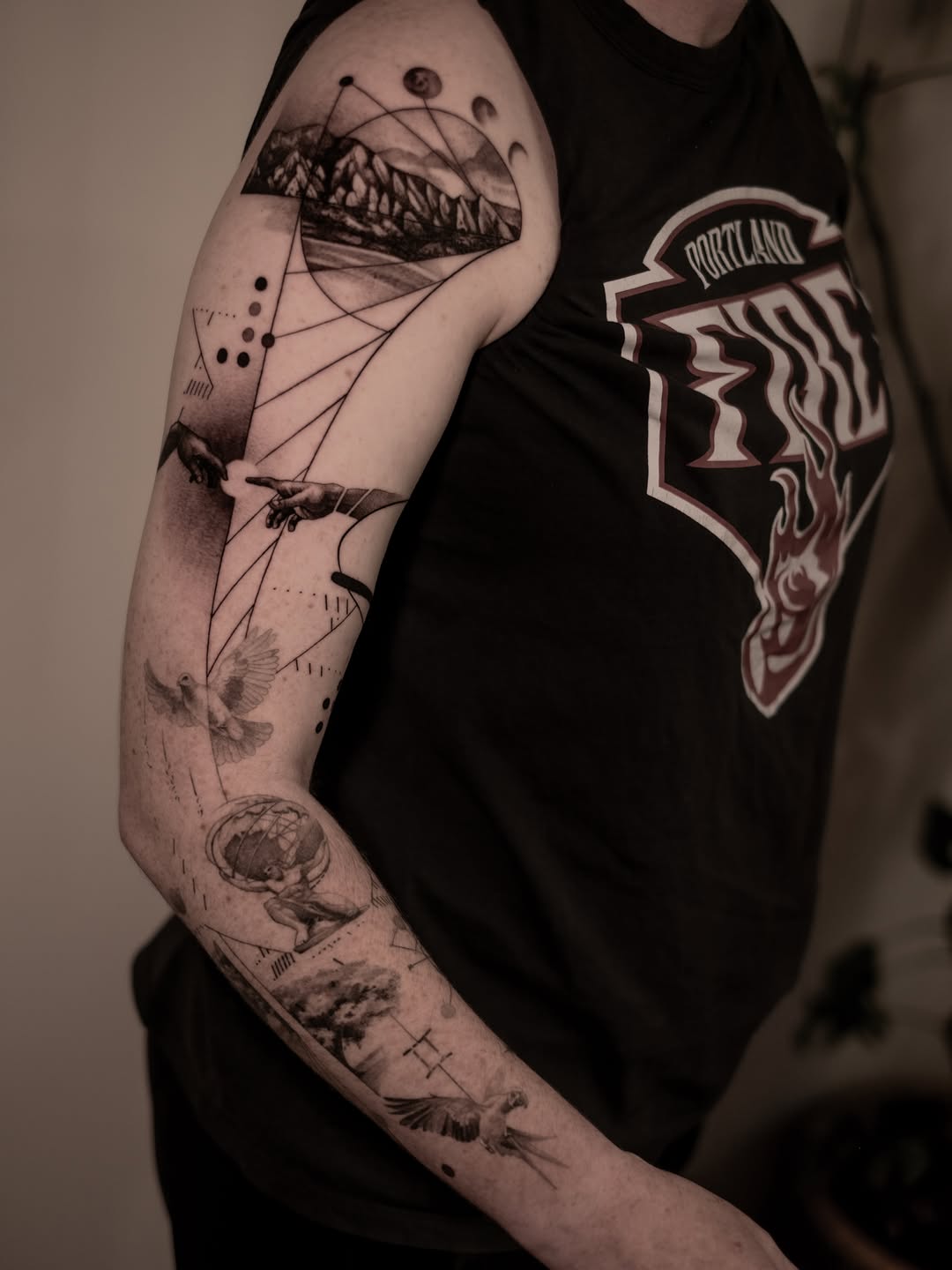 Tattoo by @markd_tattoo — black_and_grey