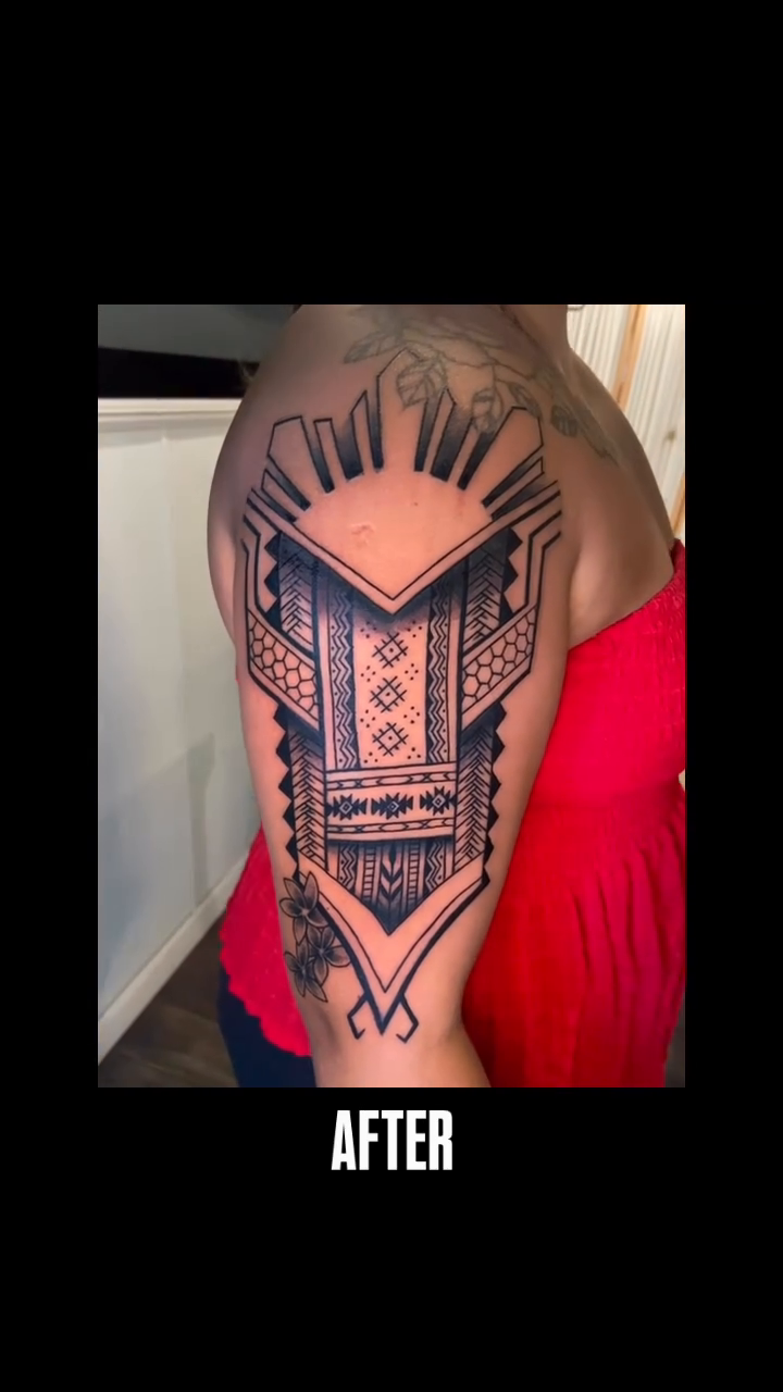 Tattoo by @alakazamtattooart — geometric, blackwork