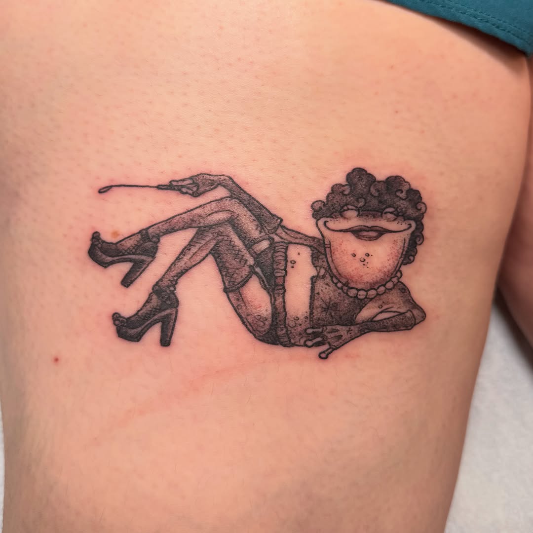 Tattoo by @rebekatattoos โ chicano, black_and_grey