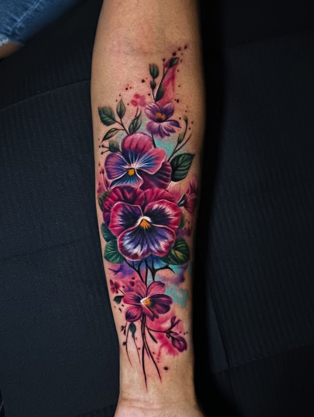 Tattoo by @sherifftattoos — illustrative, watercolor