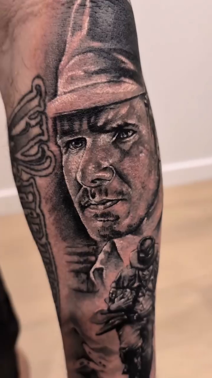 Tattoo by @saragtattoo_design — realism, black_and_grey