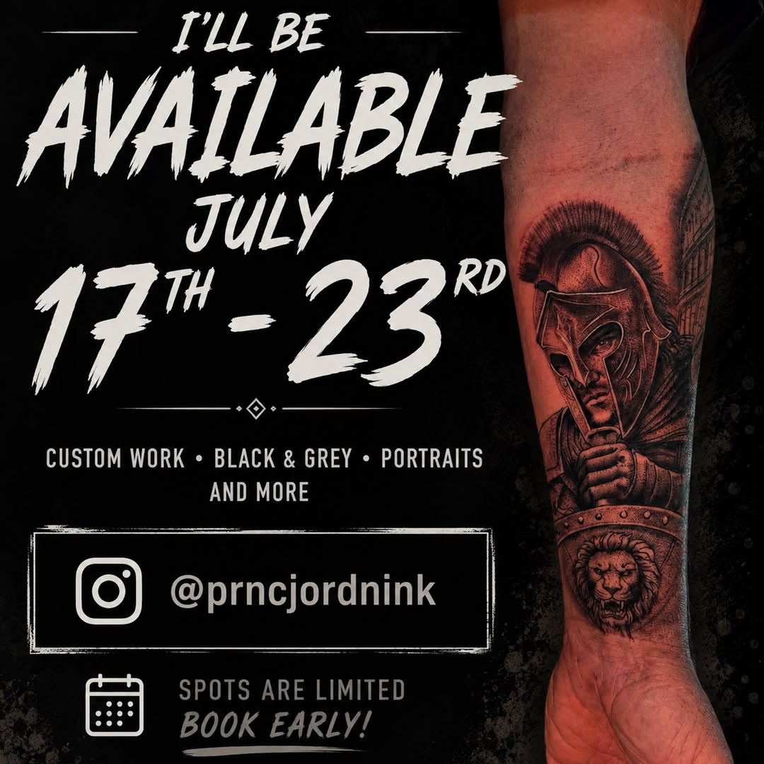 Tattoo by @prncjordnink — realism, black_and_grey