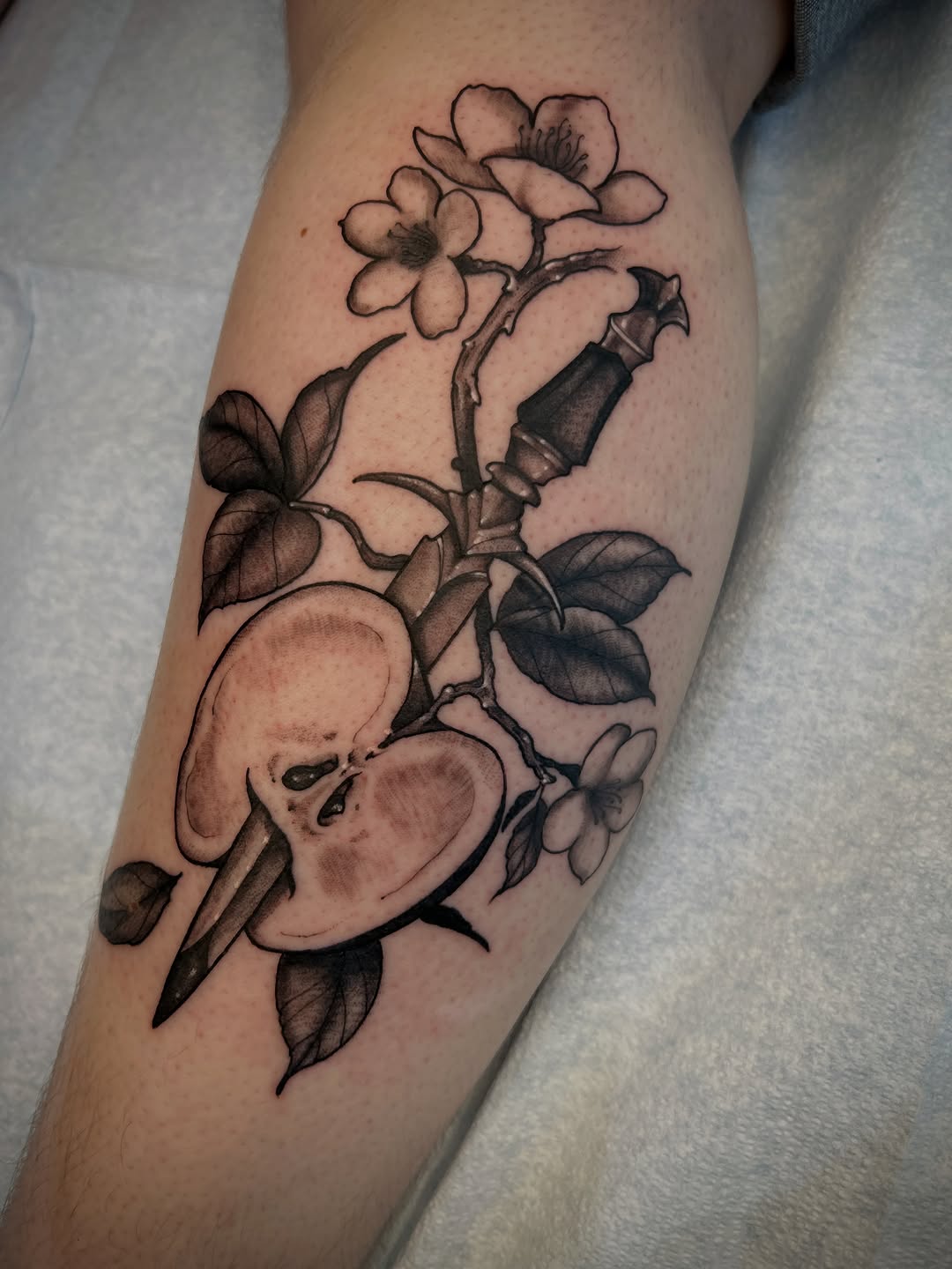 Tattoo by @karlb_tattoo โ black_and_grey, realism