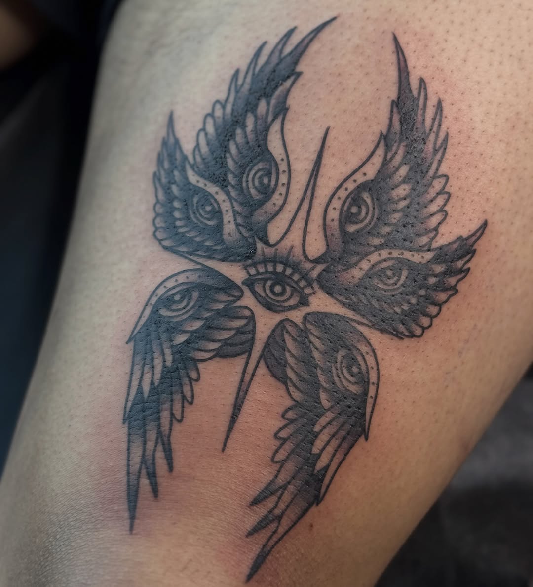 Tattoo by @tattoosbychai — blackwork