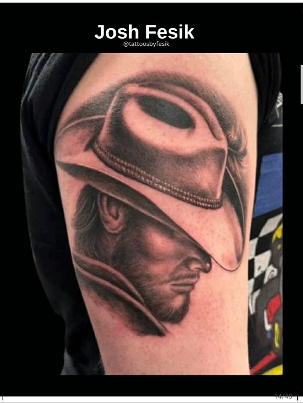 Tattoo by @tattoosbyfesik โ realism, black_and_grey