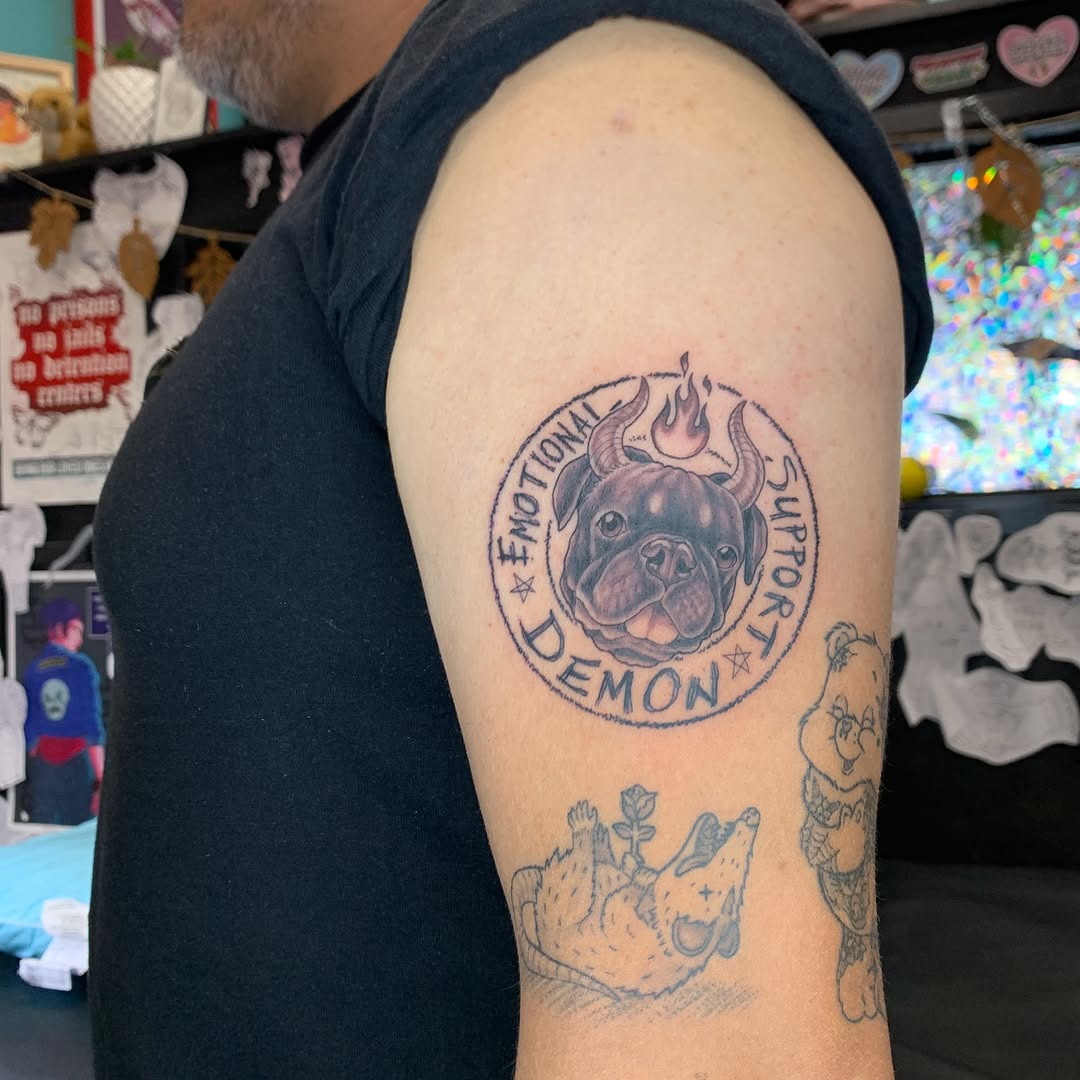 Tattoo by @kittyjonestattoo โ black_and_grey