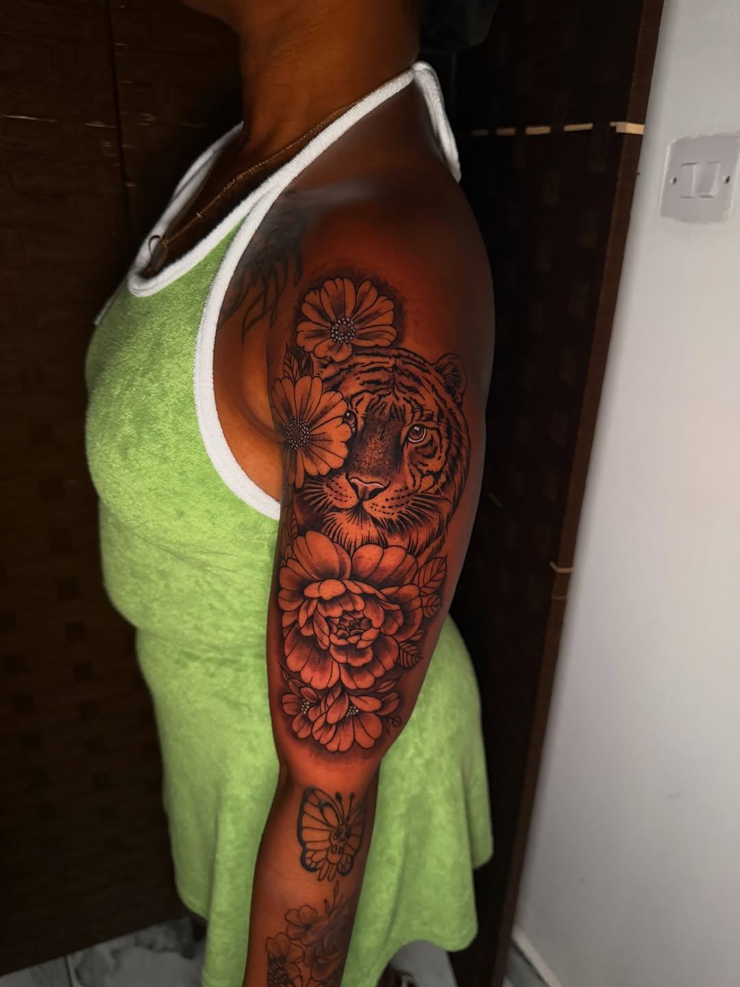 Tattoo by @inkatatts — realism, black_and_grey