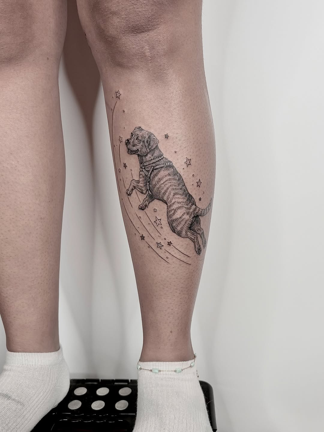 Tattoo by @miss.rage.tattoos — black_and_grey