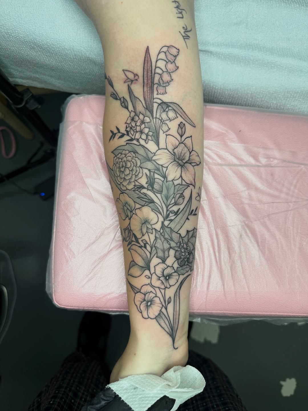 Tattoo by @glittergutstattoos — illustrative, black_and_grey