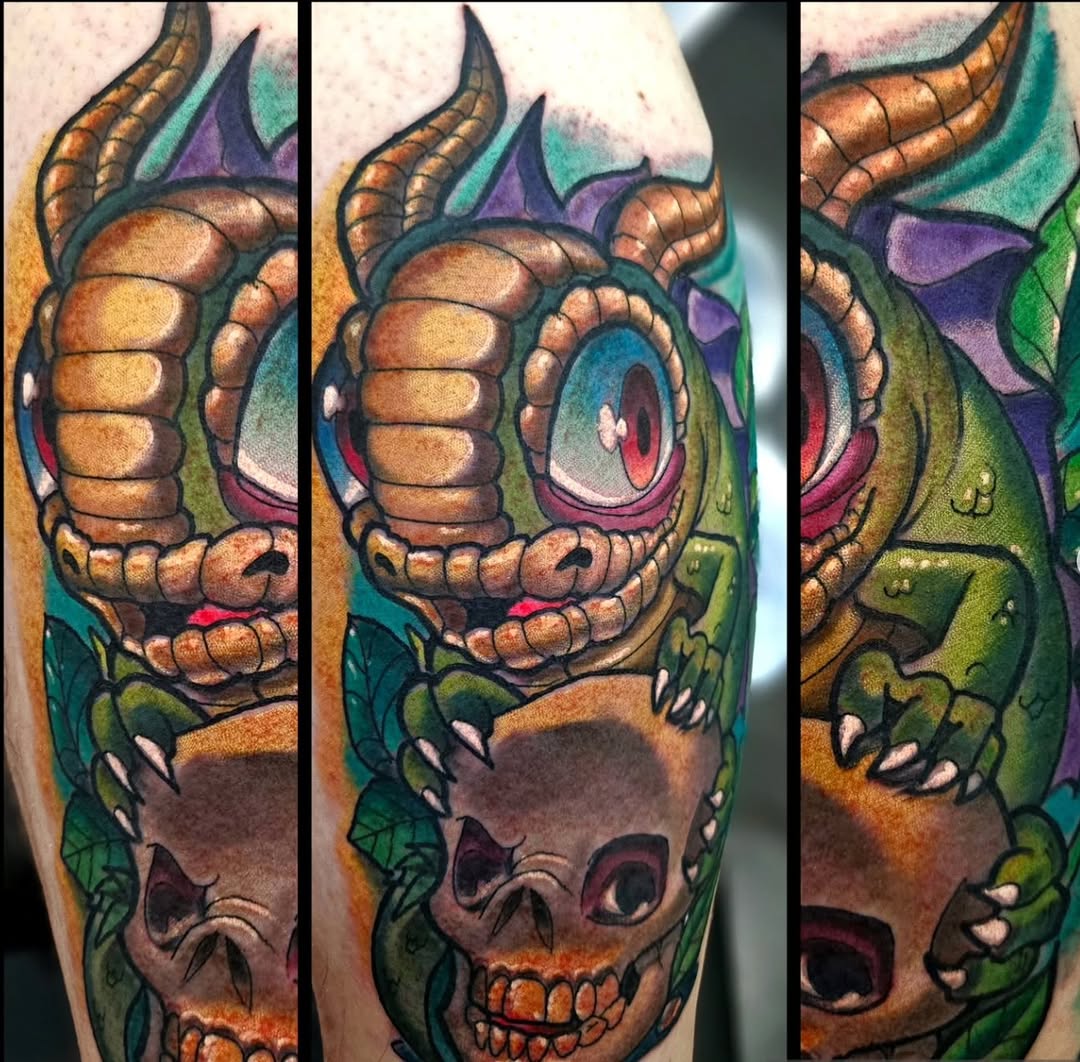 Tattoo by @eddy_arg — new_school, realism