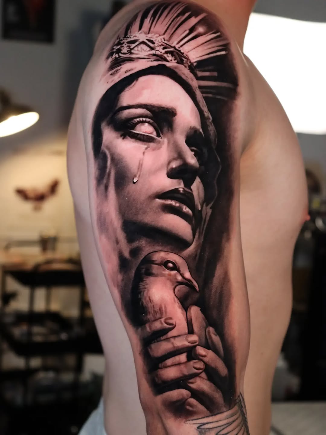 Tattoo by @claudink — realism, black_and_grey