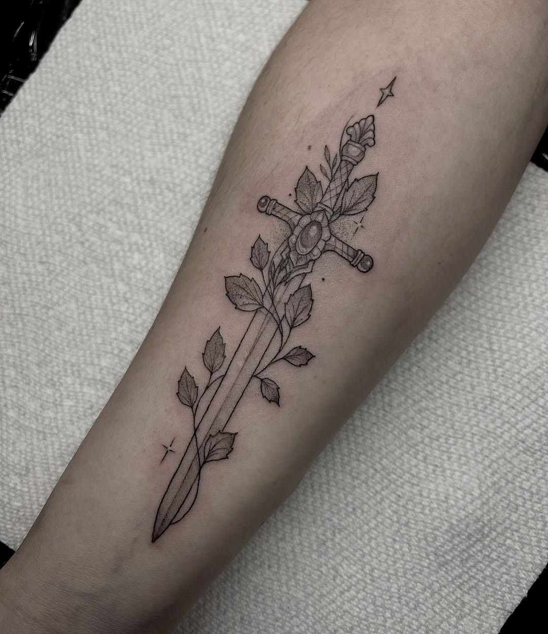 Tattoo by @lovelytattooing — fine_line, black_and_grey