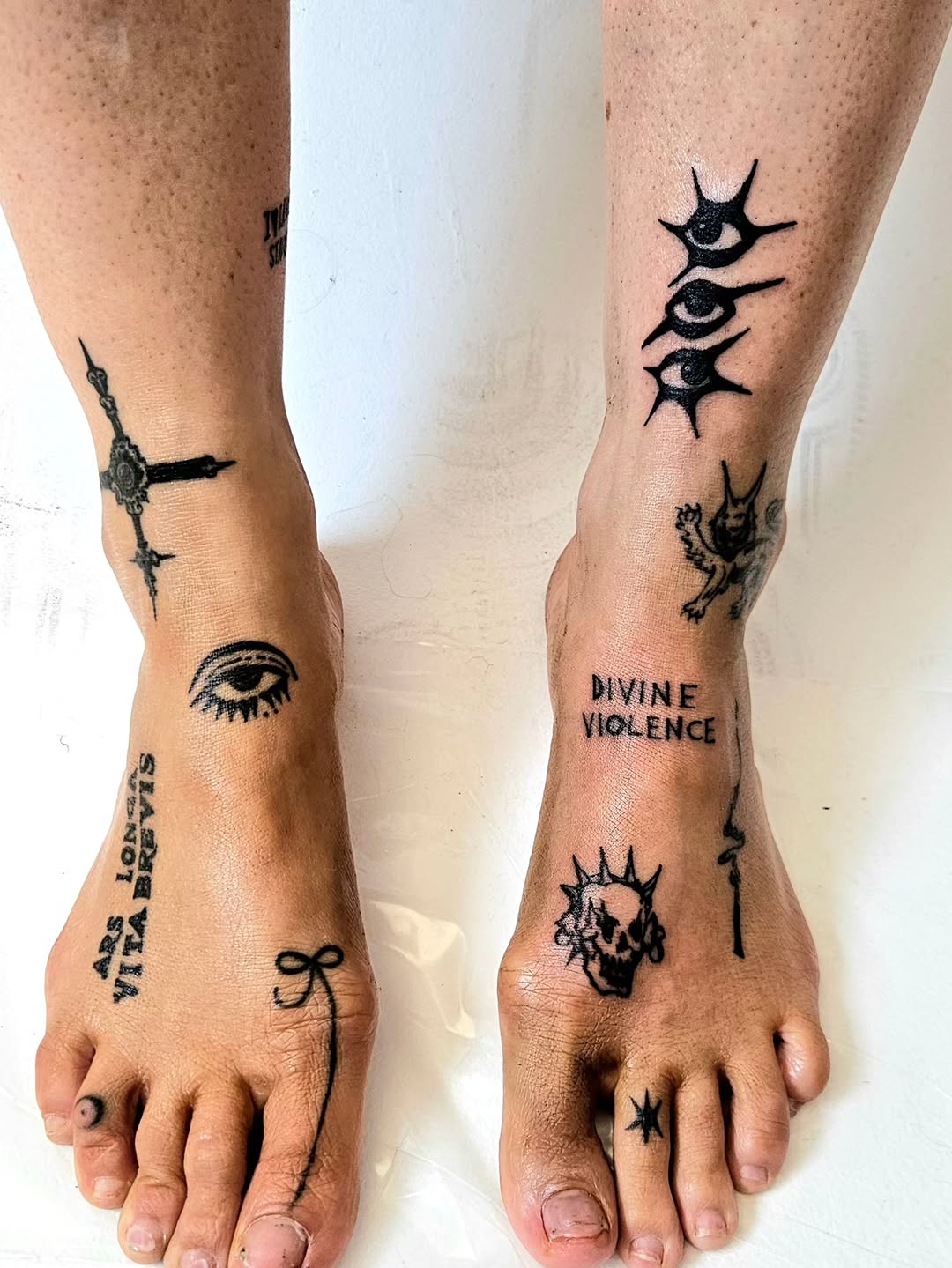 Tattoo by @ammyfoste — blackwork, lettering_script