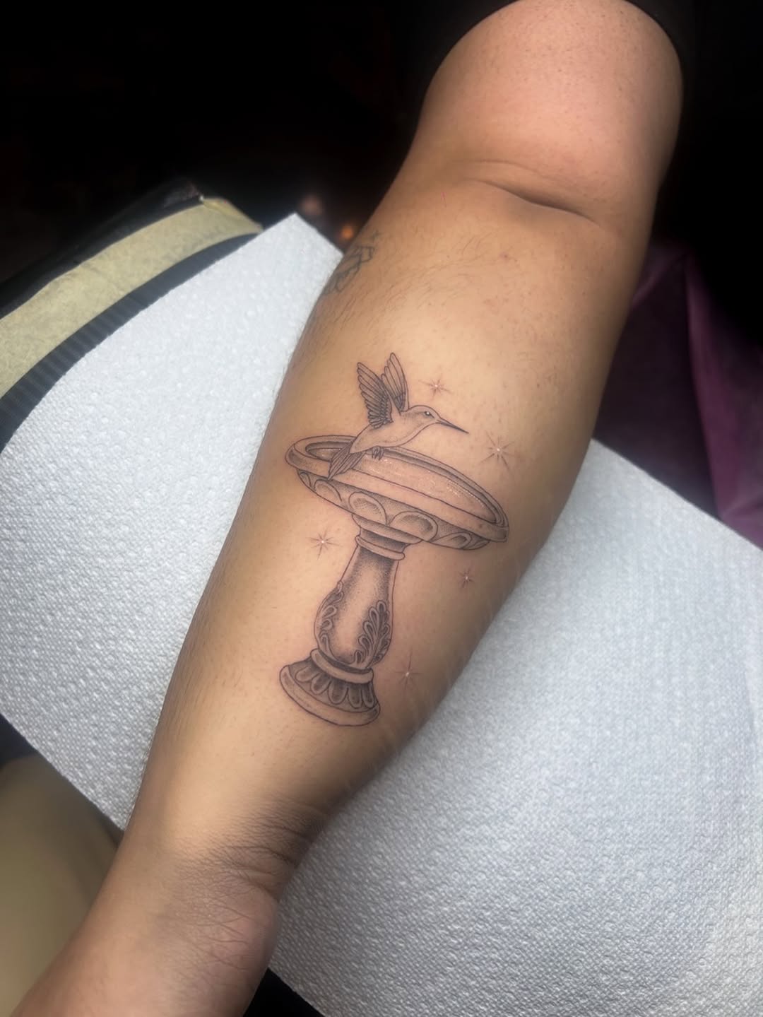 Tattoo by @kandi.kasket โ fine_line, black_and_grey