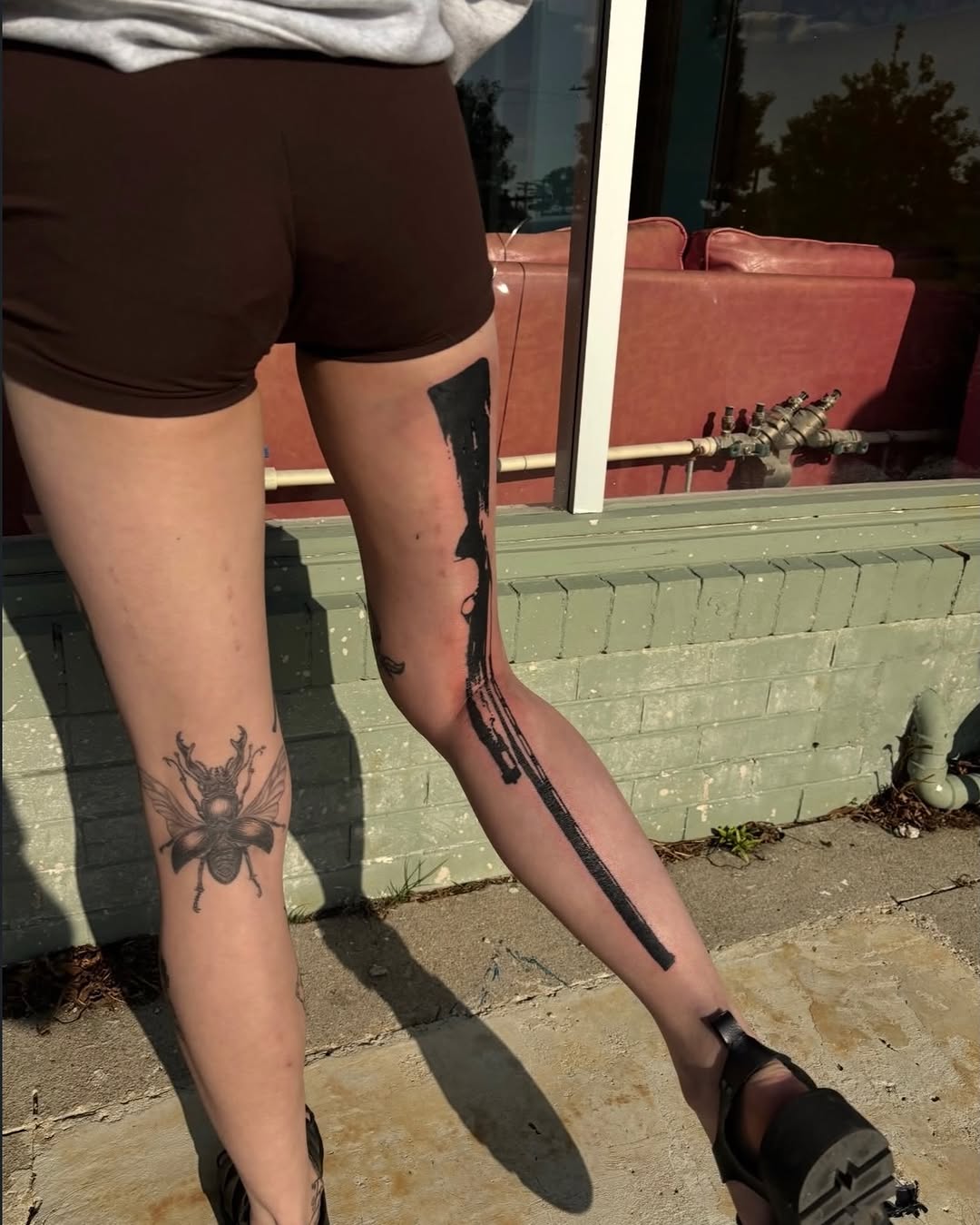 Tattoo by @inknerm — blackwork, illustrative