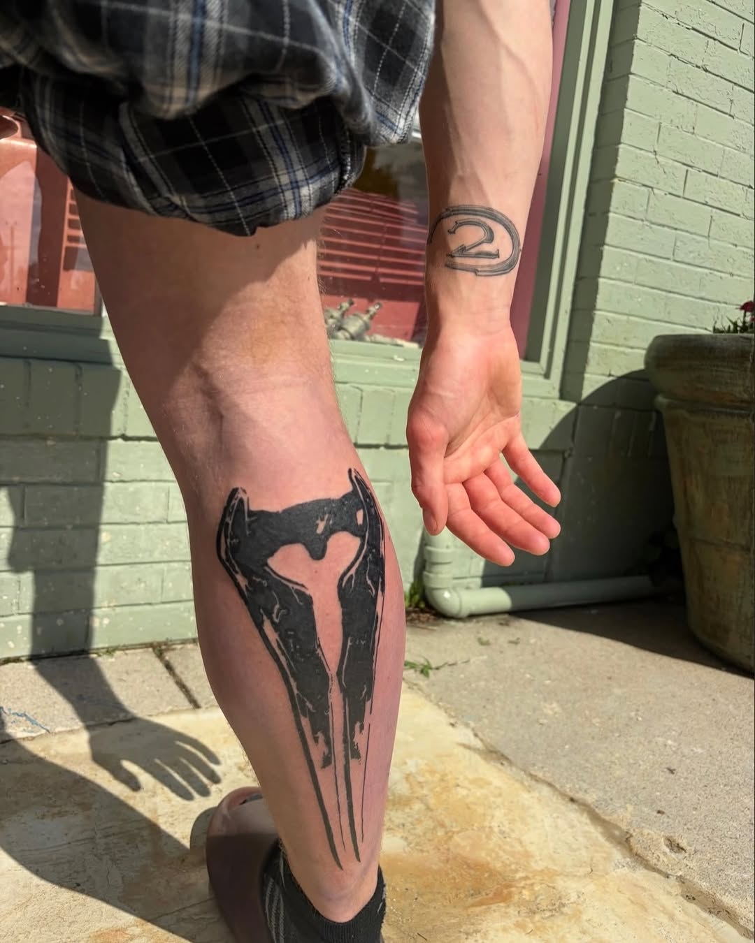 Tattoo by @inknerm — blackwork, illustrative