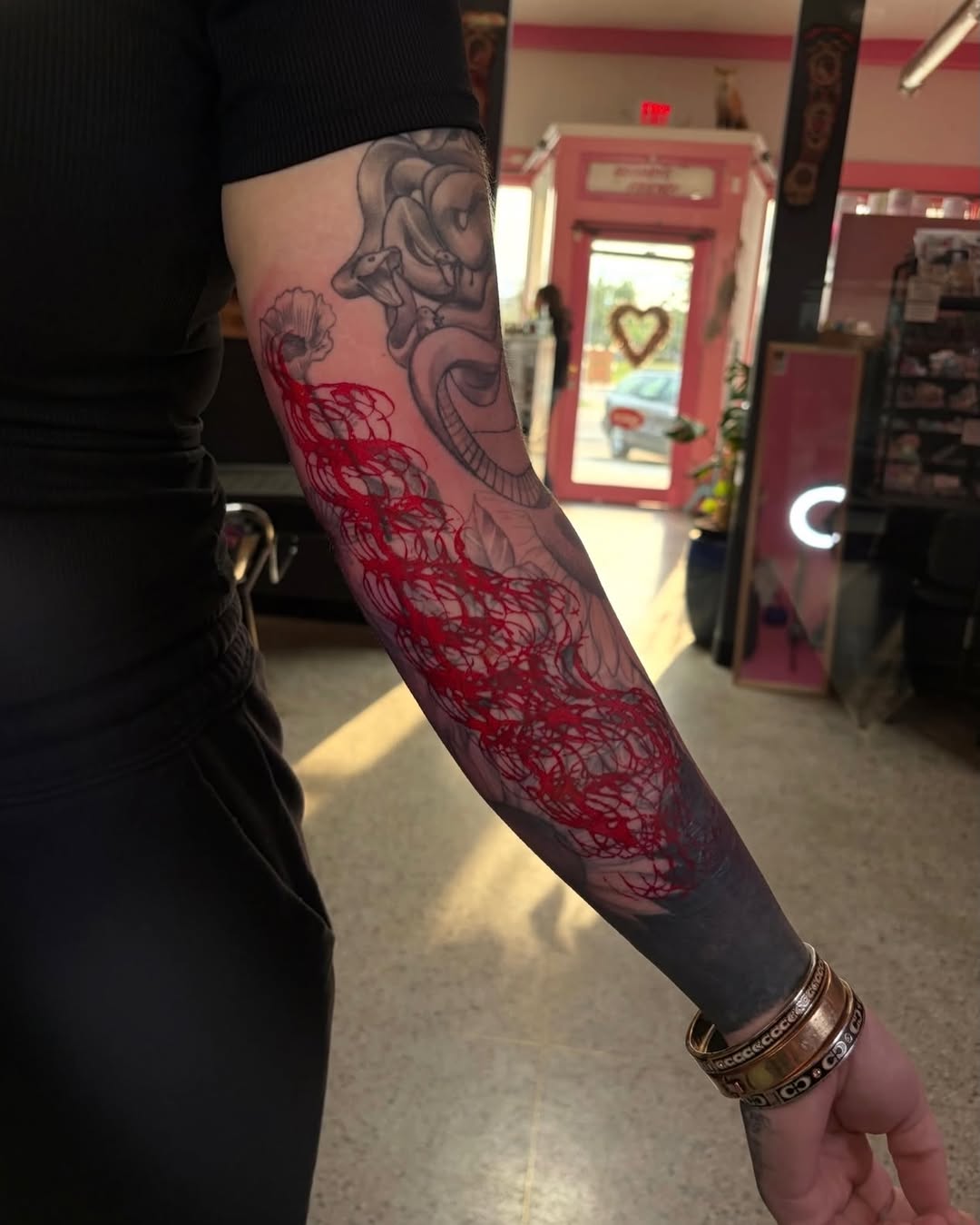 Tattoo by @inknerm — illustrative, black_and_grey