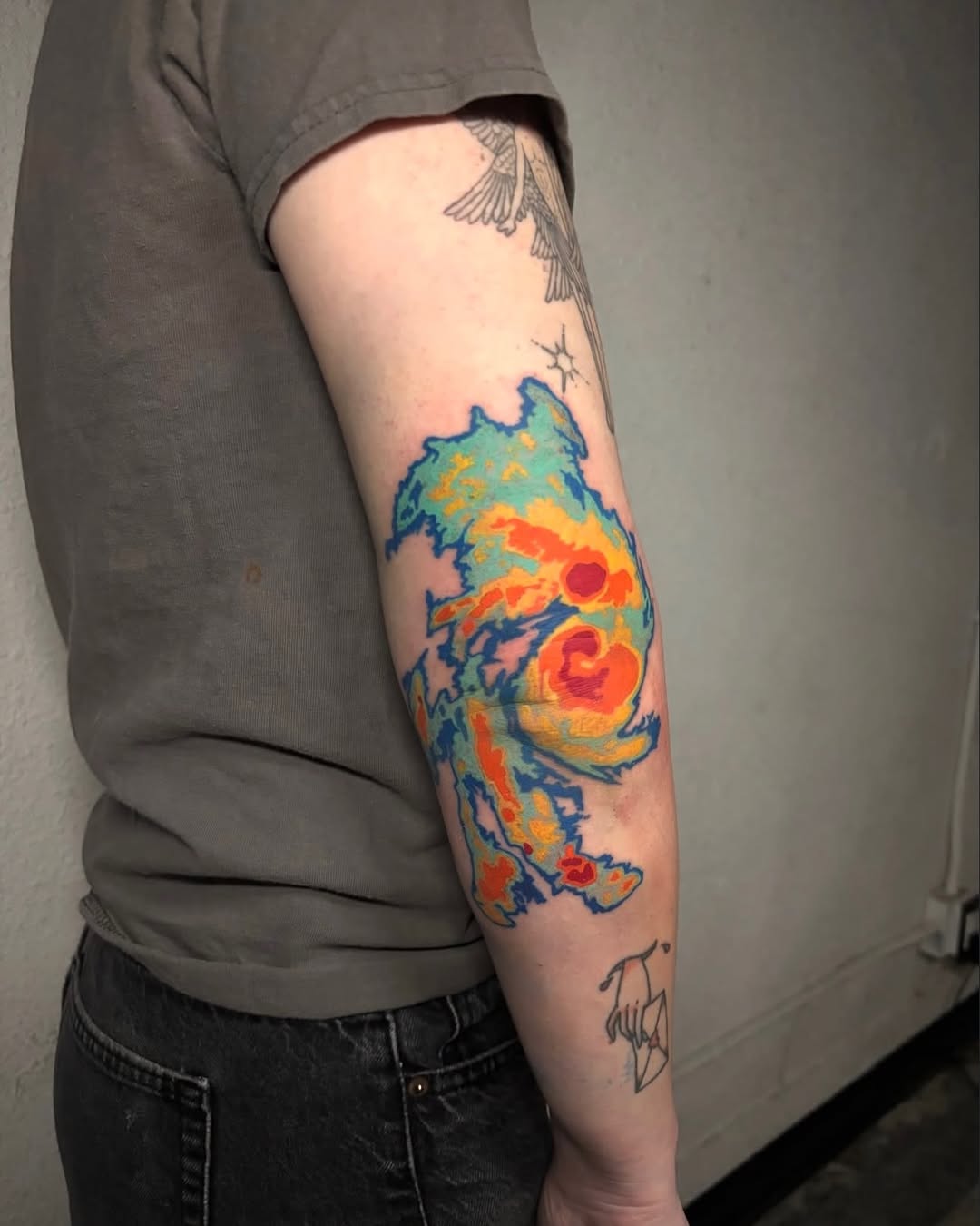 Tattoo by @inknerm — illustrative, realism