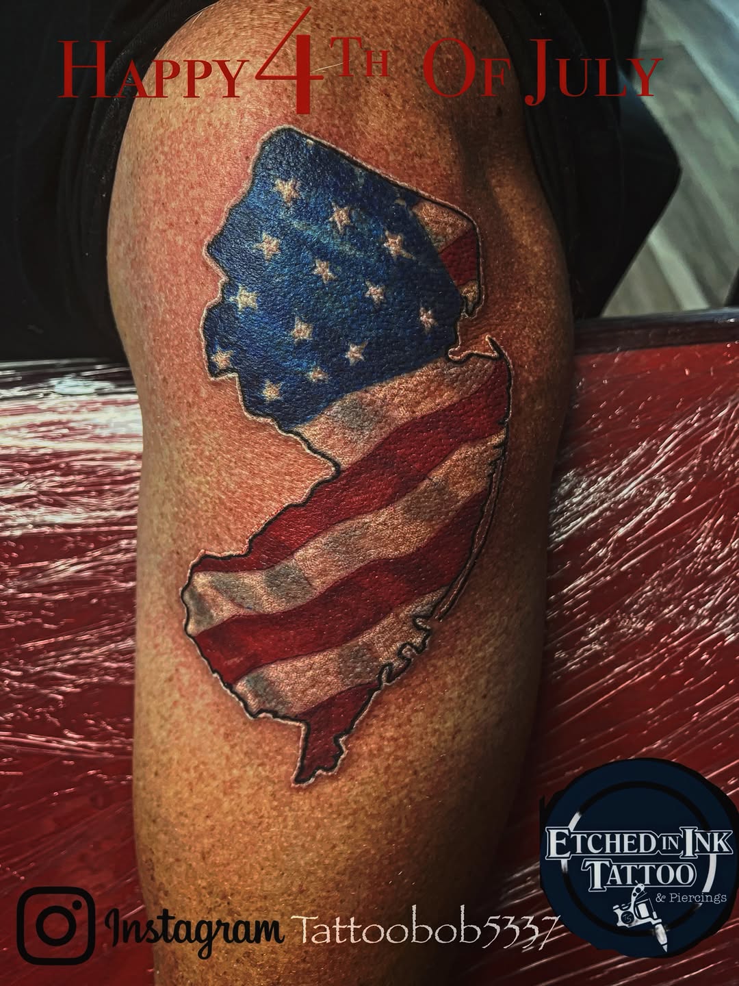 Tattoo by @tattoobob5337 — illustrative, realism