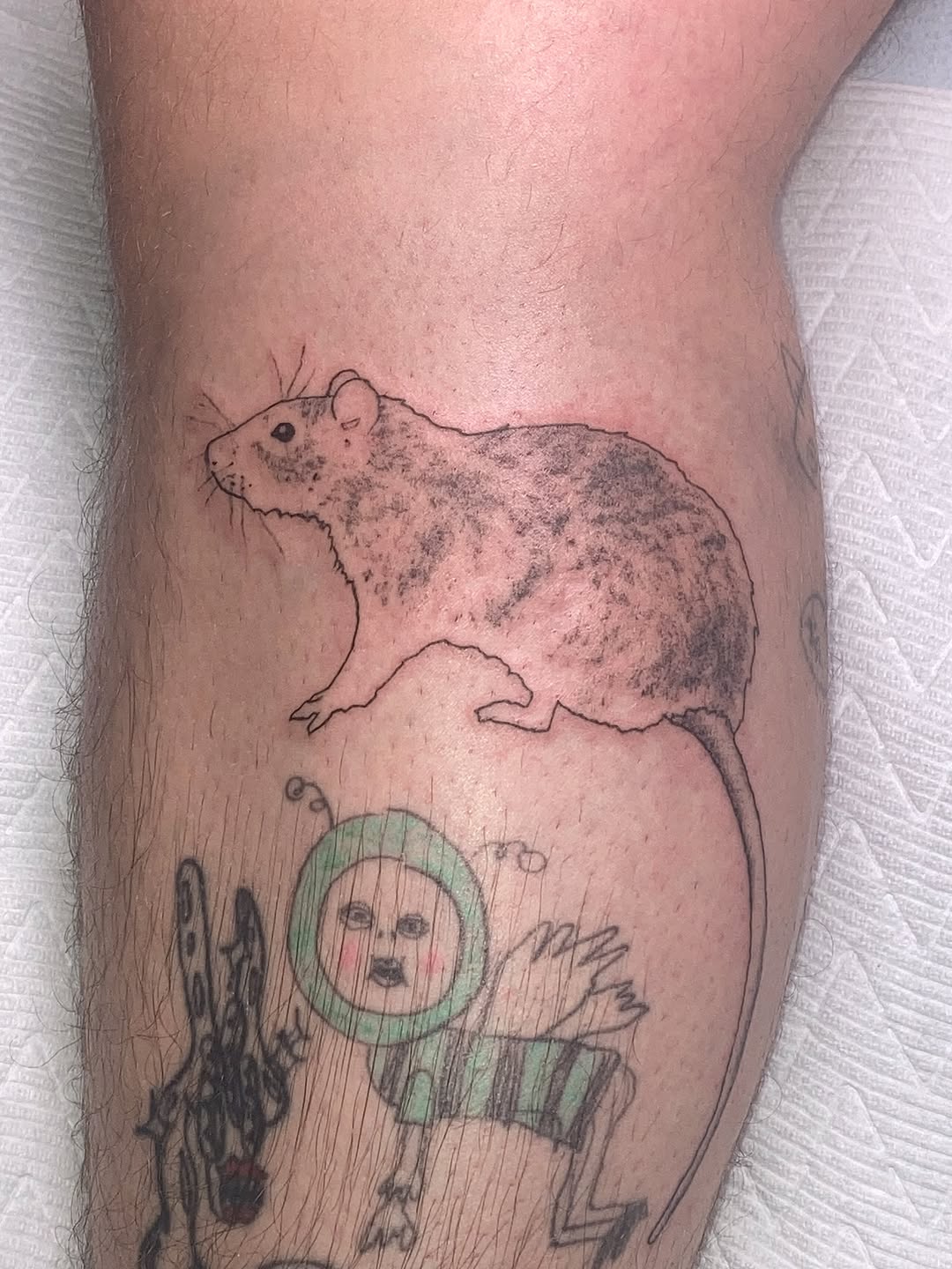 Tattoo by @lesser.burdock โ black_and_grey