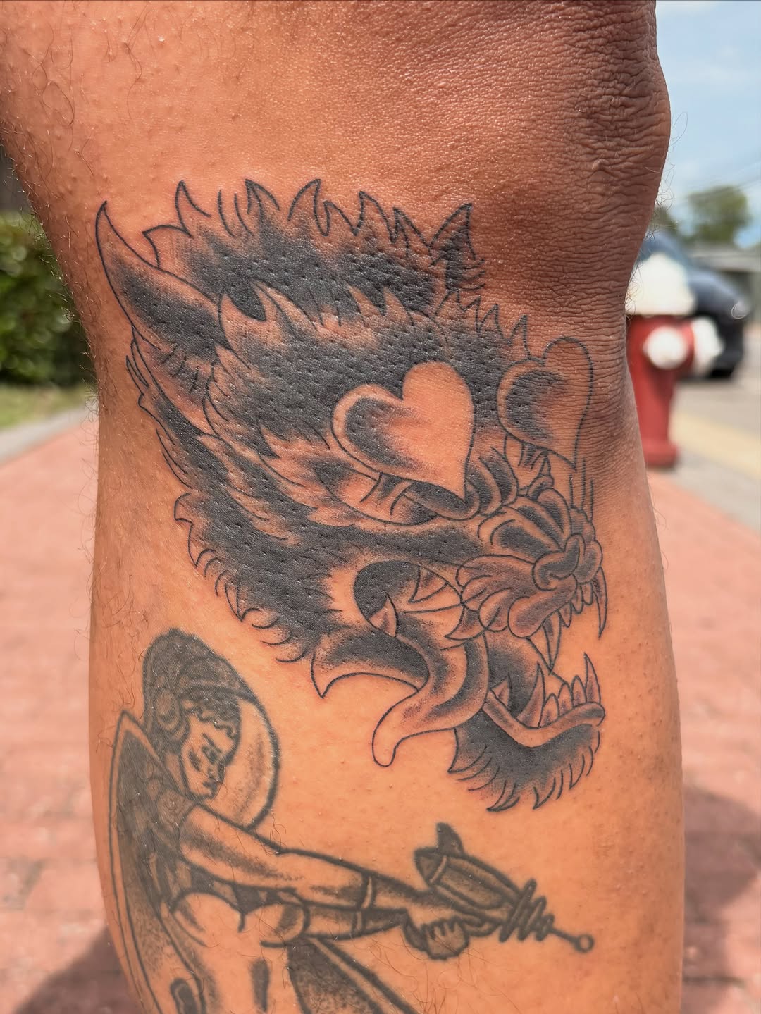 Tattoo by @kevtattedme โ american_traditional, black_and_grey