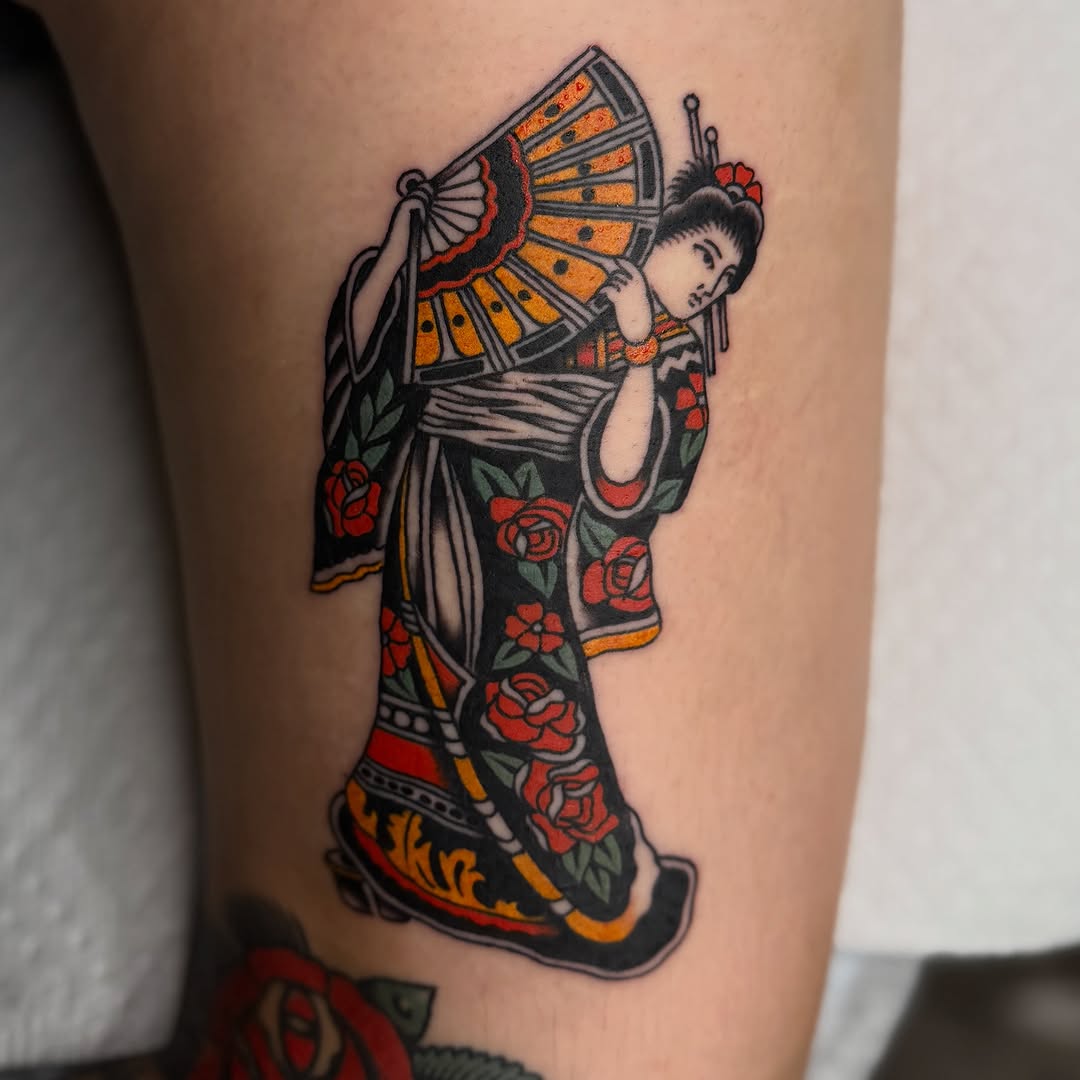 Tattoo by @stormxtattoos — american_traditional, japanese_irezumi