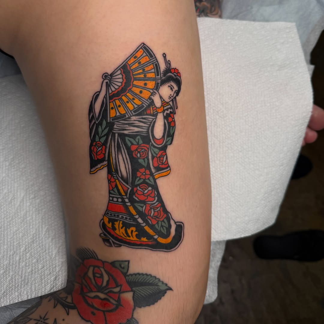 Tattoo by @stormxtattoos — american_traditional, japanese_irezumi