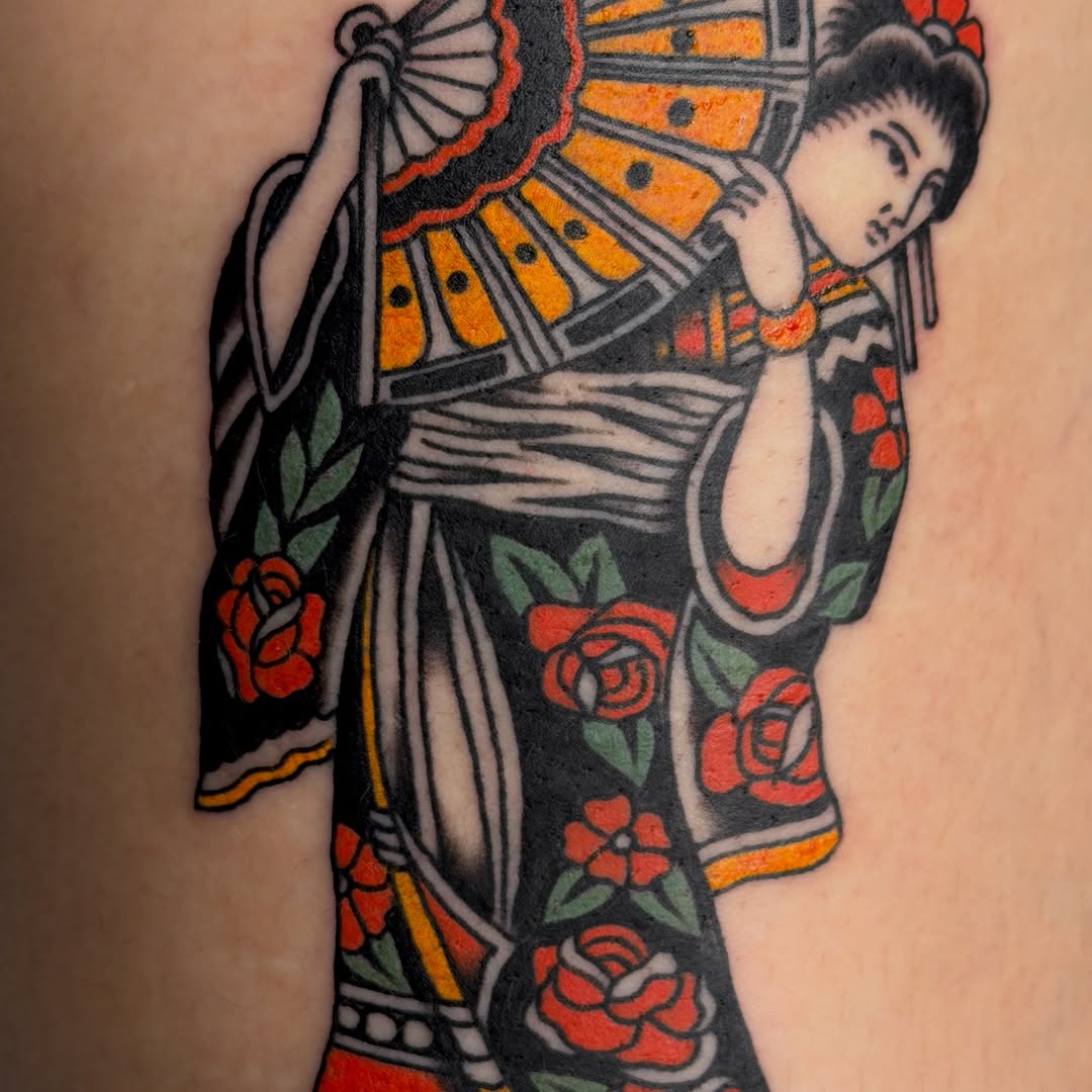 Tattoo by @stormxtattoos — american_traditional, japanese_irezumi
