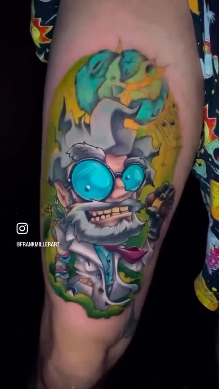 Tattoo by @frankmillerart — new_school
